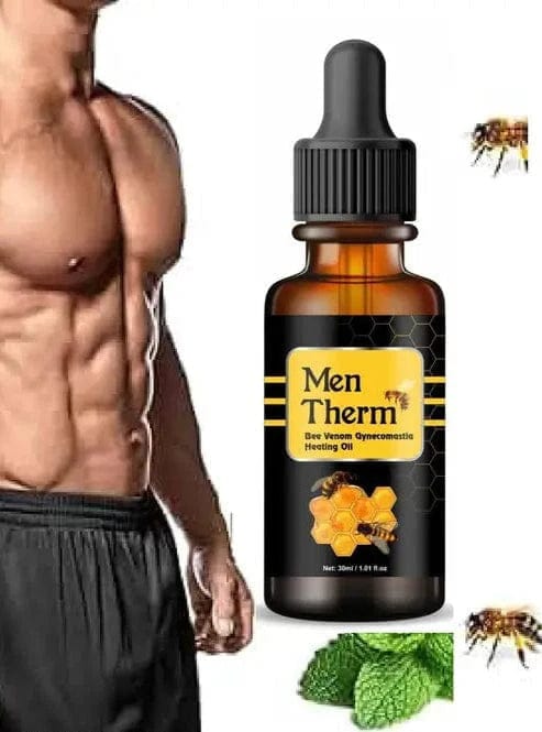 Bee Venom Tightening Oil | Body Massage Oil For Men Relaxing Bee Venom Therm Oil For Adults Men Therm Bee Venom Tightening Oil (Set of 2)
