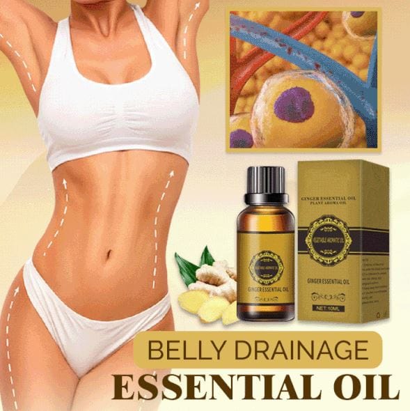 Best Essential Oils Belly Button Oiling Benefits - Belly Drainage Ginger Oil Belly Drainage Ginger Oil (Set of 2)