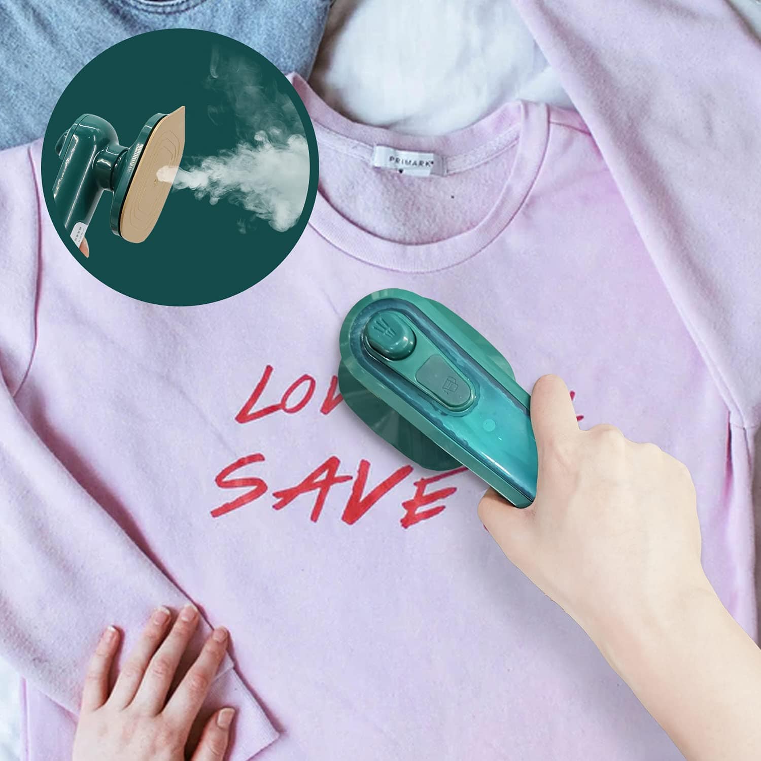 Best Handheld Steamer for Clothes Portable Mini Steam Iron Portable Micro Steam Iron