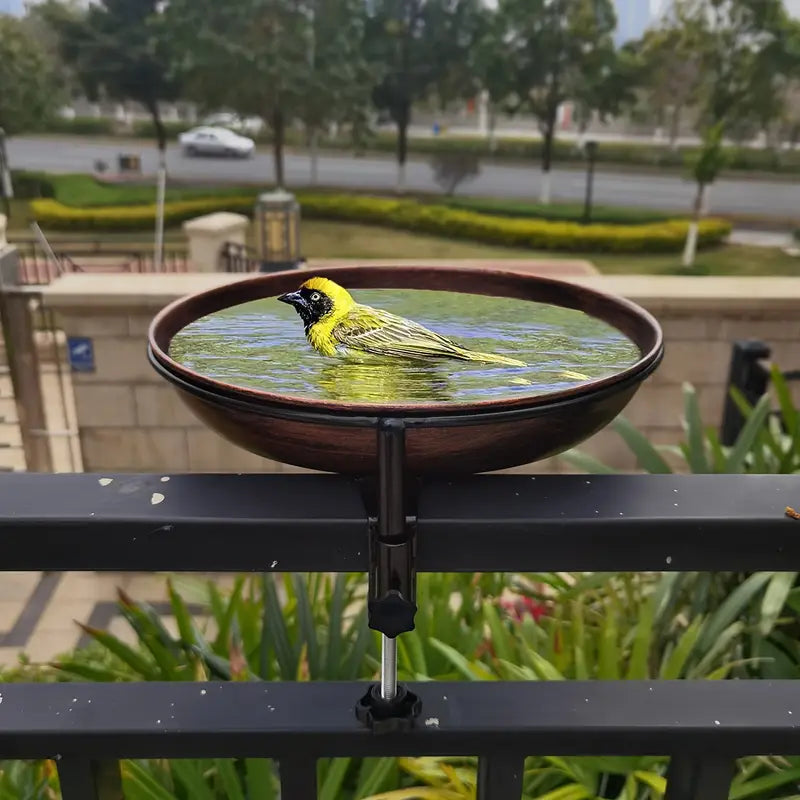 Clamp-On Balcony 2 in 1 Bird Feeder