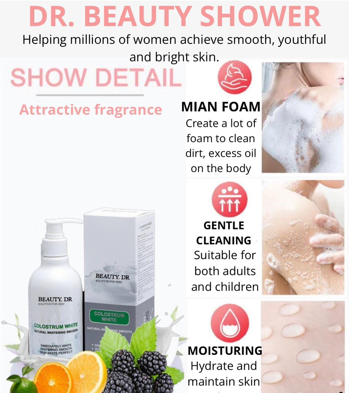 Body Wash Whitening Cream Body Wash Whitening Cream