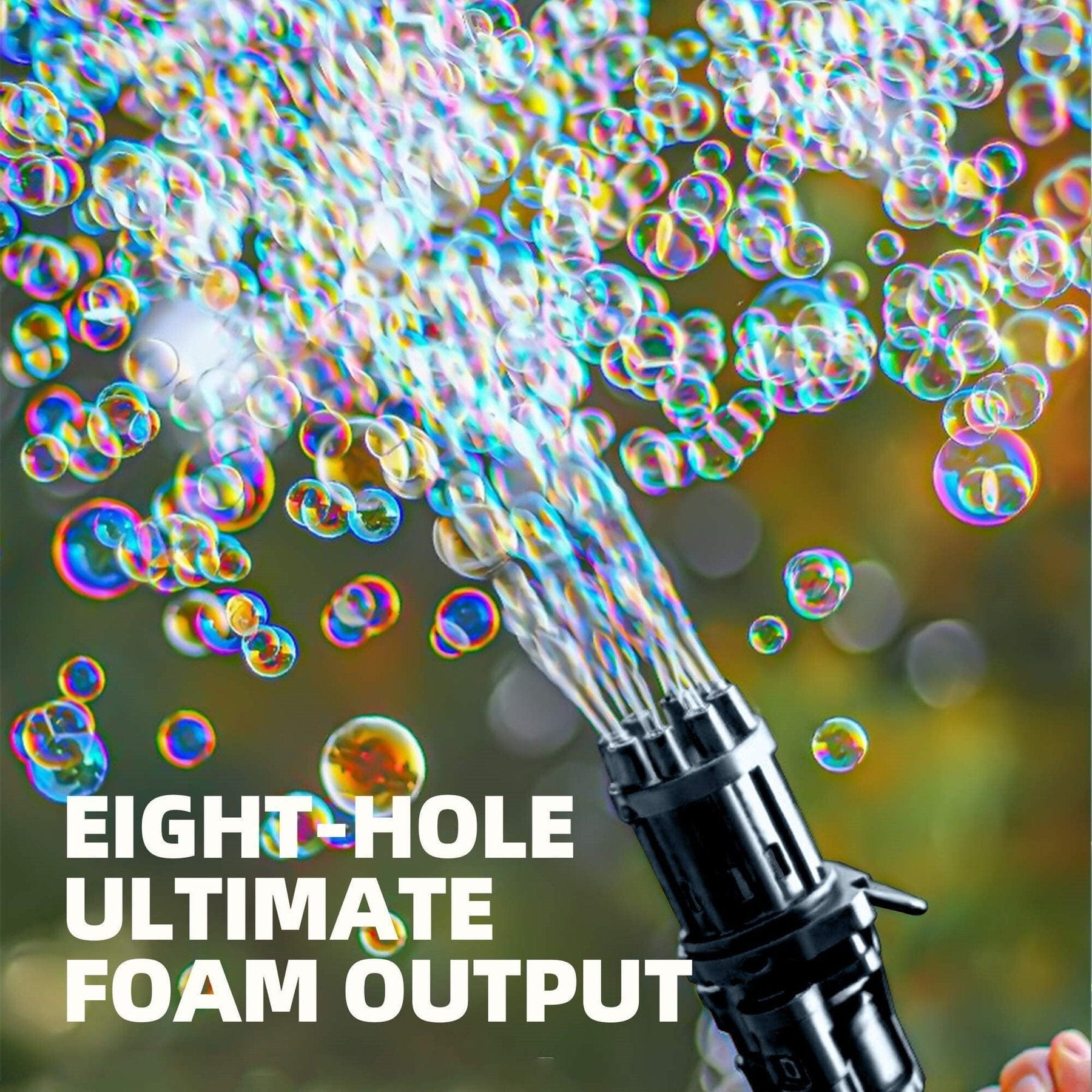 Bubble Machine Gun Automatic Gatling Toy for Kids Free Size Bubble Machine Gun