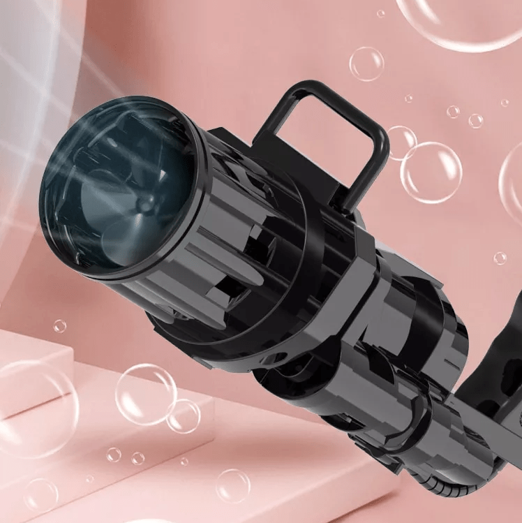 Bubble Machine Gun Automatic Gatling Toy for Kids Free Size Bubble Machine Gun