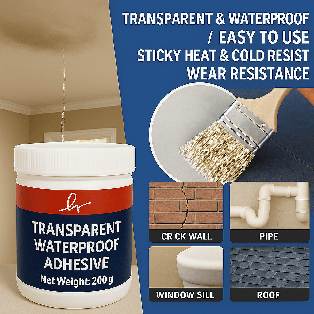 💧Buy 1 Get 1 FREE – Transparent Waterproof Glue + Free Brush!🔥 💧Buy 1 Get 1 FREE – Transparent Waterproof Glue + Free Brush!🔥