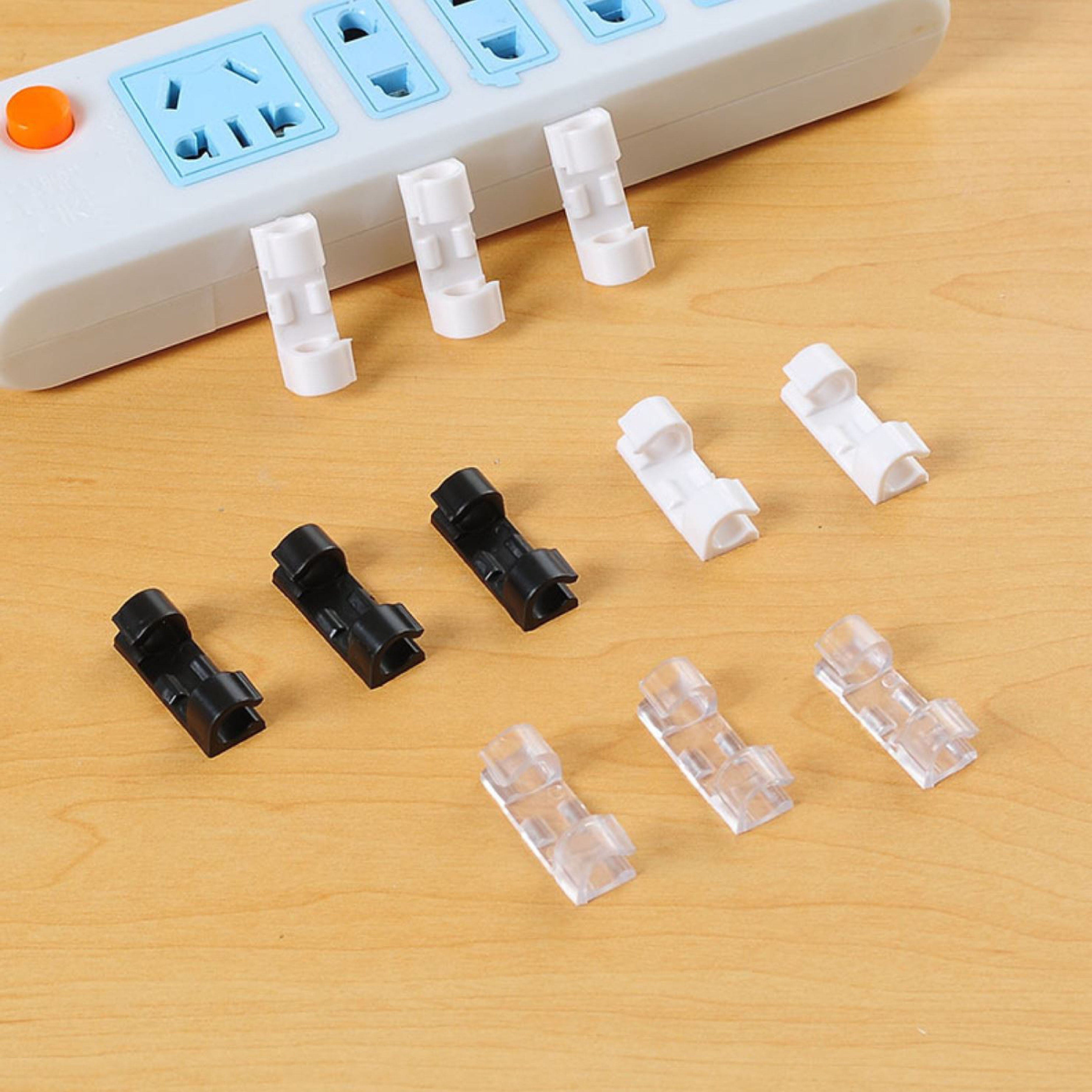 Cable Clamp Wire Clips Wiring Clamp Management Oraganizer  - Adhesive Cable Clips Pack of 20 Adhesive Cable Clips (Set of 20 Pcs.)