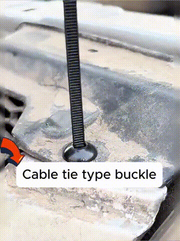 Nylon Universal Cable Tie Buckle Automotive Plastic Fastener