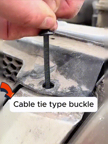 Nylon Universal Cable Tie Buckle Automotive Plastic Fastener