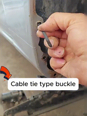 Nylon Universal Cable Tie Buckle Automotive Plastic Fastener