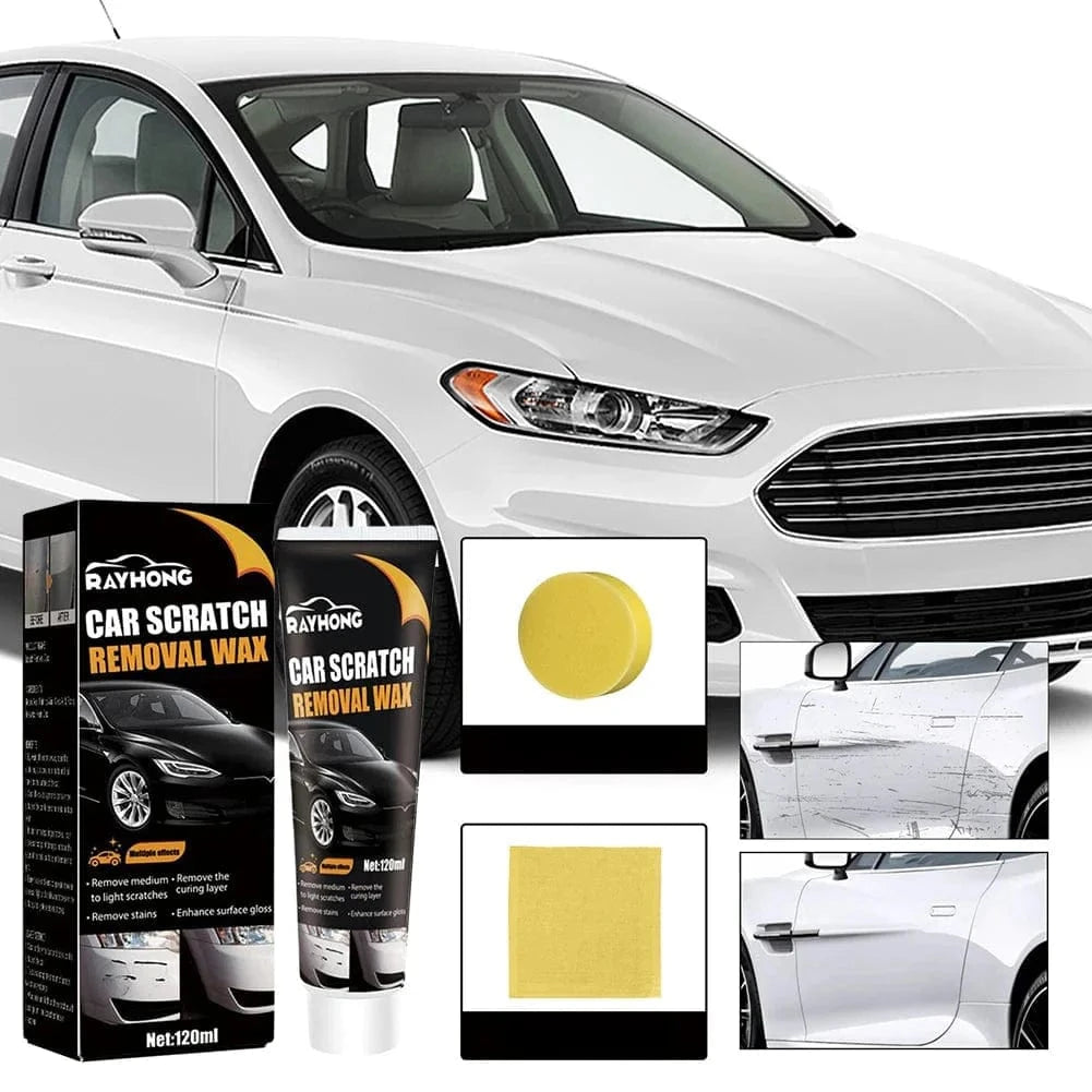 Car Scratch Remover - Set of 2 | Repair Vehicle Car Wax Automotive Scratch Fixer Car Scratch Removal - (Set of 2)
