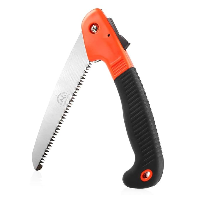 Carbon Steel Folding Saw | Hacksaw Blade Tools Garden Cutting Blade Saw Hand Tool Cutting Carbon Steel Folding Saw