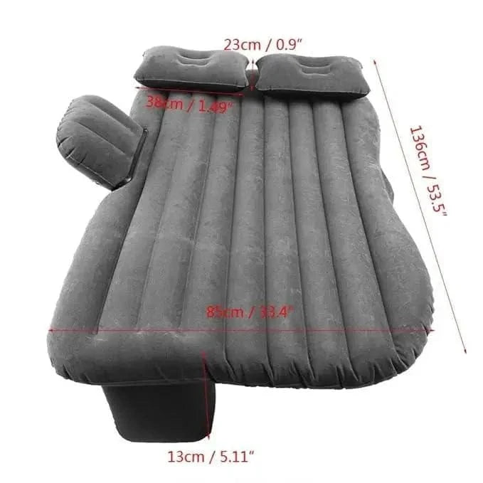 Carcozio™  | Inflatable Bed Air Car Mattress Cushion Airwave Bedding For Car Carcozio™ Inflatable Car Travel Bed Zaavio.co®