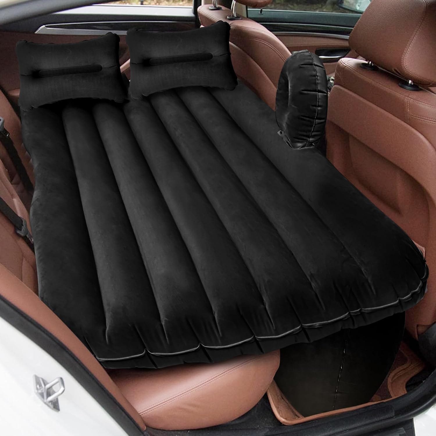 Carcozio™  | Inflatable Bed Air Car Mattress Cushion Airwave Bedding For Car Carcozio™ Inflatable Car Travel Bed Zaavio.co®