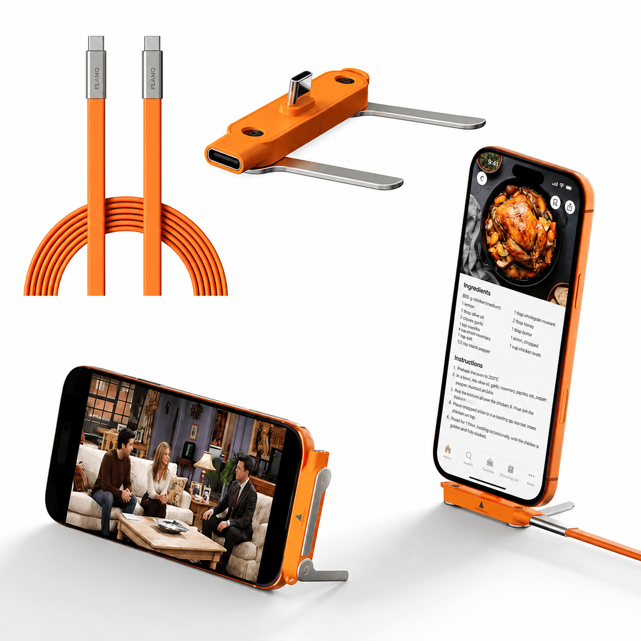 ChargeStand Pro™ - 2-in-1 Smart Cable ChargeStand Pro™ - 2-in-1 Smart Cable