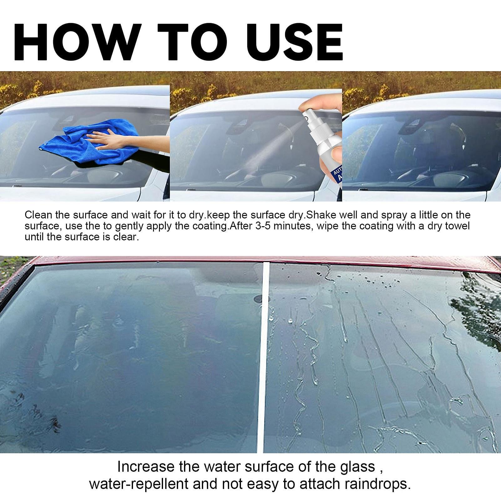 Cleaners Car Windshield Mirror Coating Cleaner Anti Fog Spray Car Glass Anti-Fog