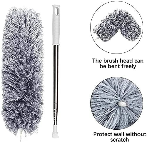 Cleaning Microfiber Fan Duster Fan Cleaner Duster Roof Cleaning - Extendable Ceiling Fan Duster Extendable Ceiling Fan Duster