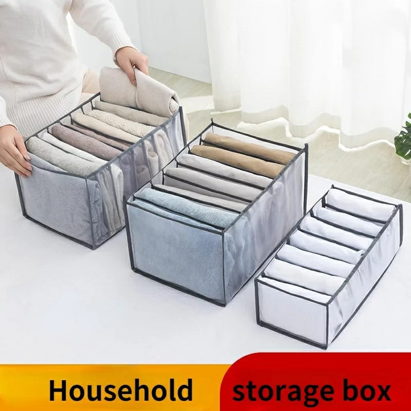 Cloth Cover Organizer Storage Bags Wardrobe Organizer - Clothes Organizer (Set of 2) Clothes Organizer (Set of 2)