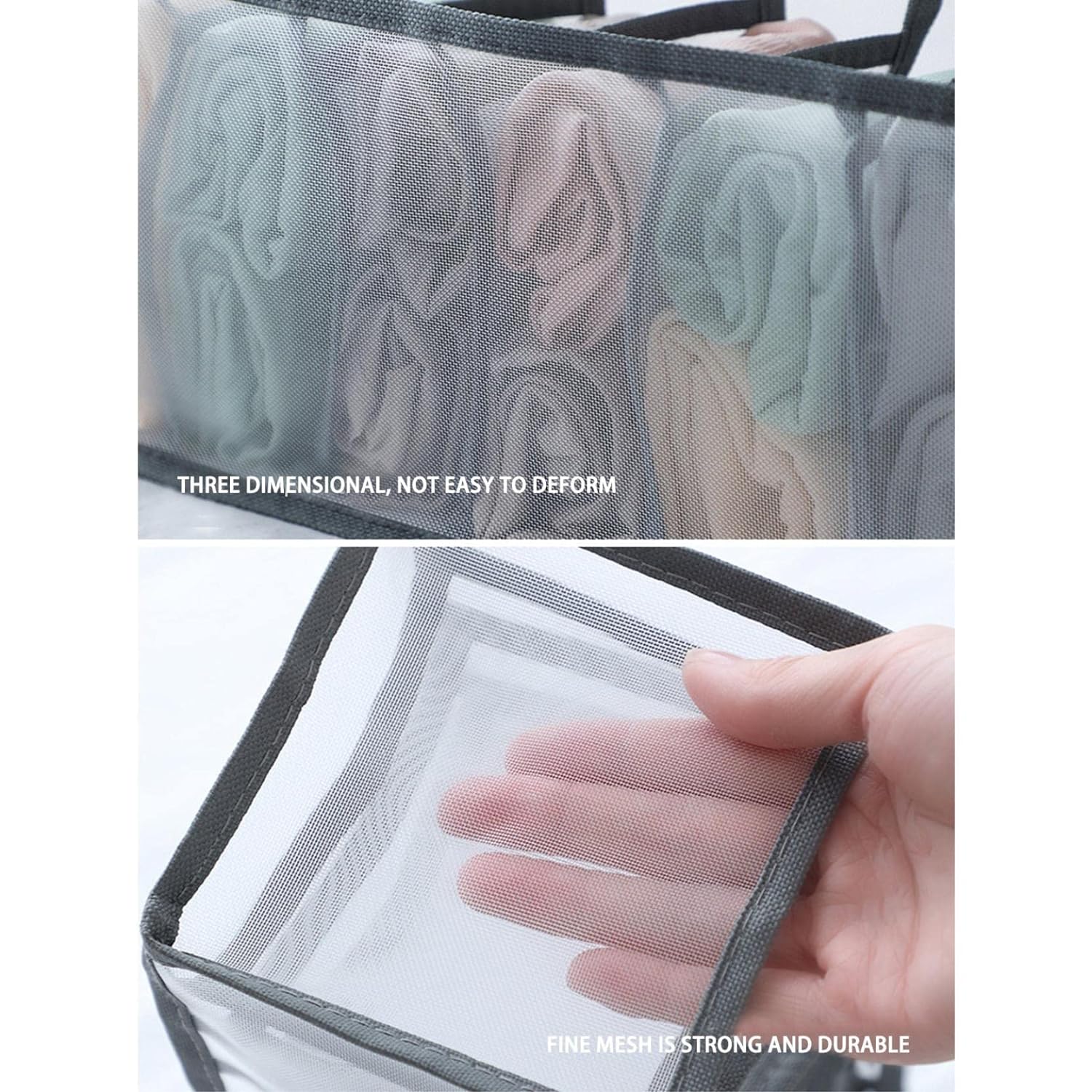 Cloth Cover Organizer Storage Bags Wardrobe Organizer - Clothes Organizer (Set of 2) Clothes Organizer (Set of 2)