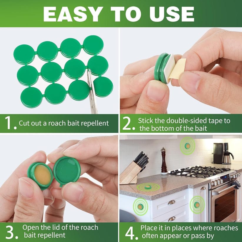 Cockroach Repellant Gel (Set of 24 pcs) Cockroach Repellant Gel (Set of 24 pcs)