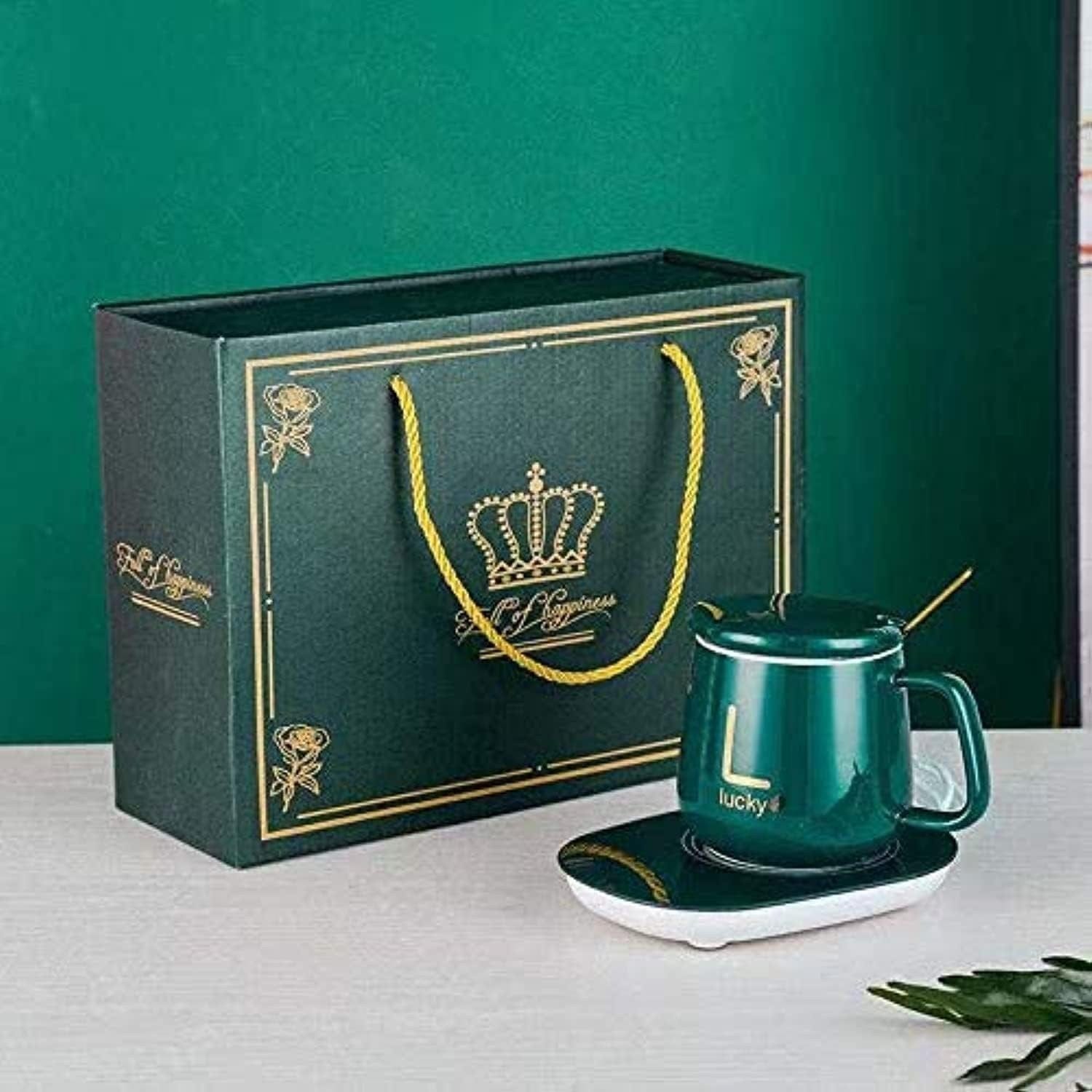 Coffee Mug Warmer | Ceramic Electric Travel Smart Heated Cup Coffee Mug Warmer