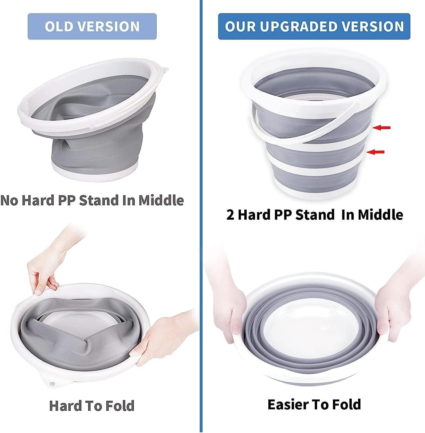Collapsible Foldaway Bucket | Water Bucket Collapsible Portable Pvc Buckets Collapsible Foldaway Bucket