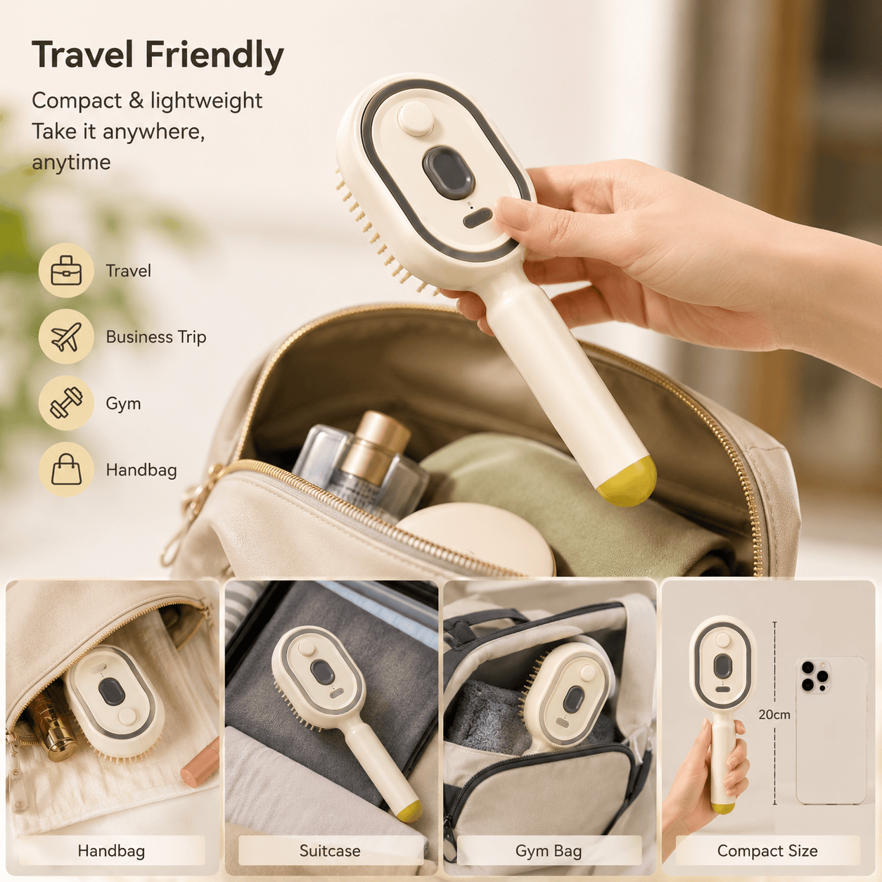 CombMist™ 5-in-1 Hair Brush CombMist™ 5-in-1 Hair Brush
