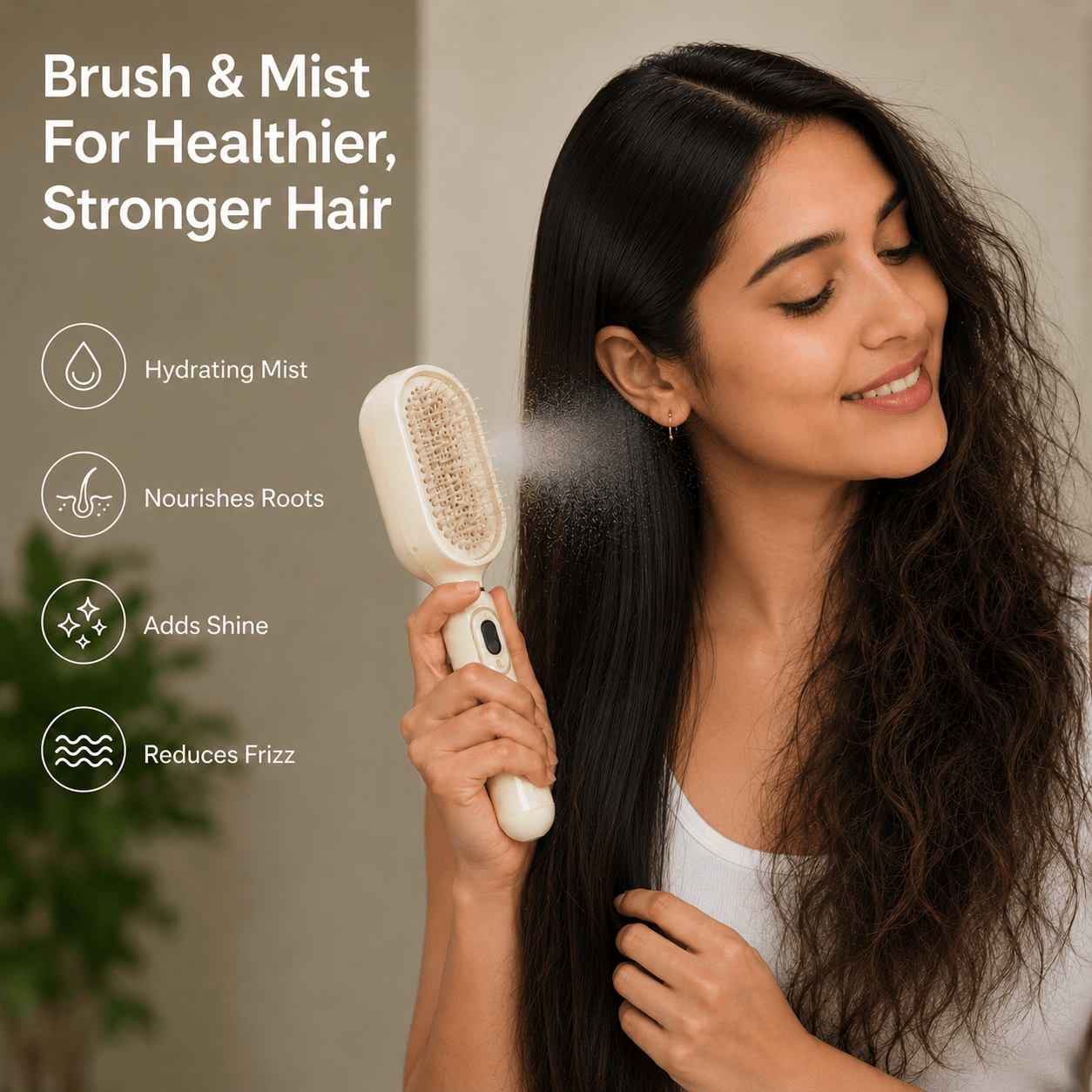 CombMist™ 5-in-1 Hair Brush CombMist™ 5-in-1 Hair Brush