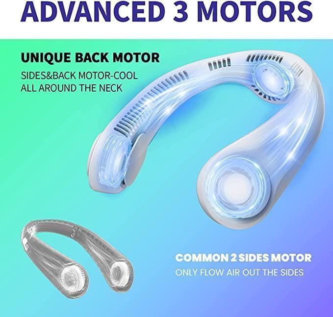 Cooling Rechargable Fan Portable Neck USB Mini Rechargable Fan  - Swirlzy™️ Pro Swirlzy™ Pro Zaavio®