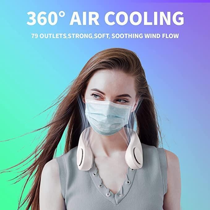 Cooling Rechargable Fan Portable Neck USB Mini Rechargable Fan  - Swirlzy™️ Pro Swirlzy™ Pro Zaavio®