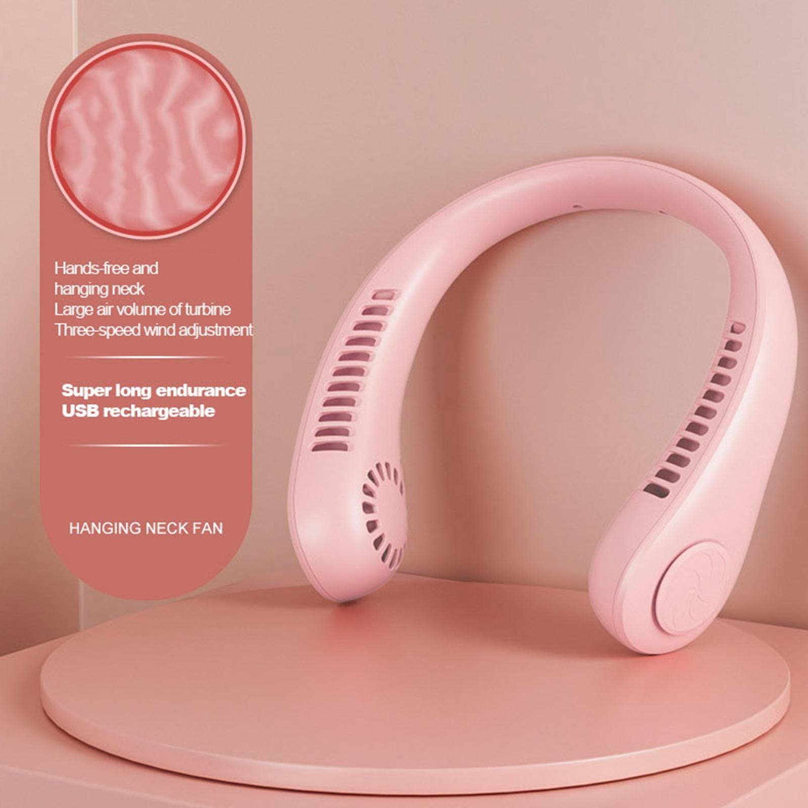 Cooling USB Mini Rechargable Fan - Portable Neck Fan Pro Portable Neck Fan Pro