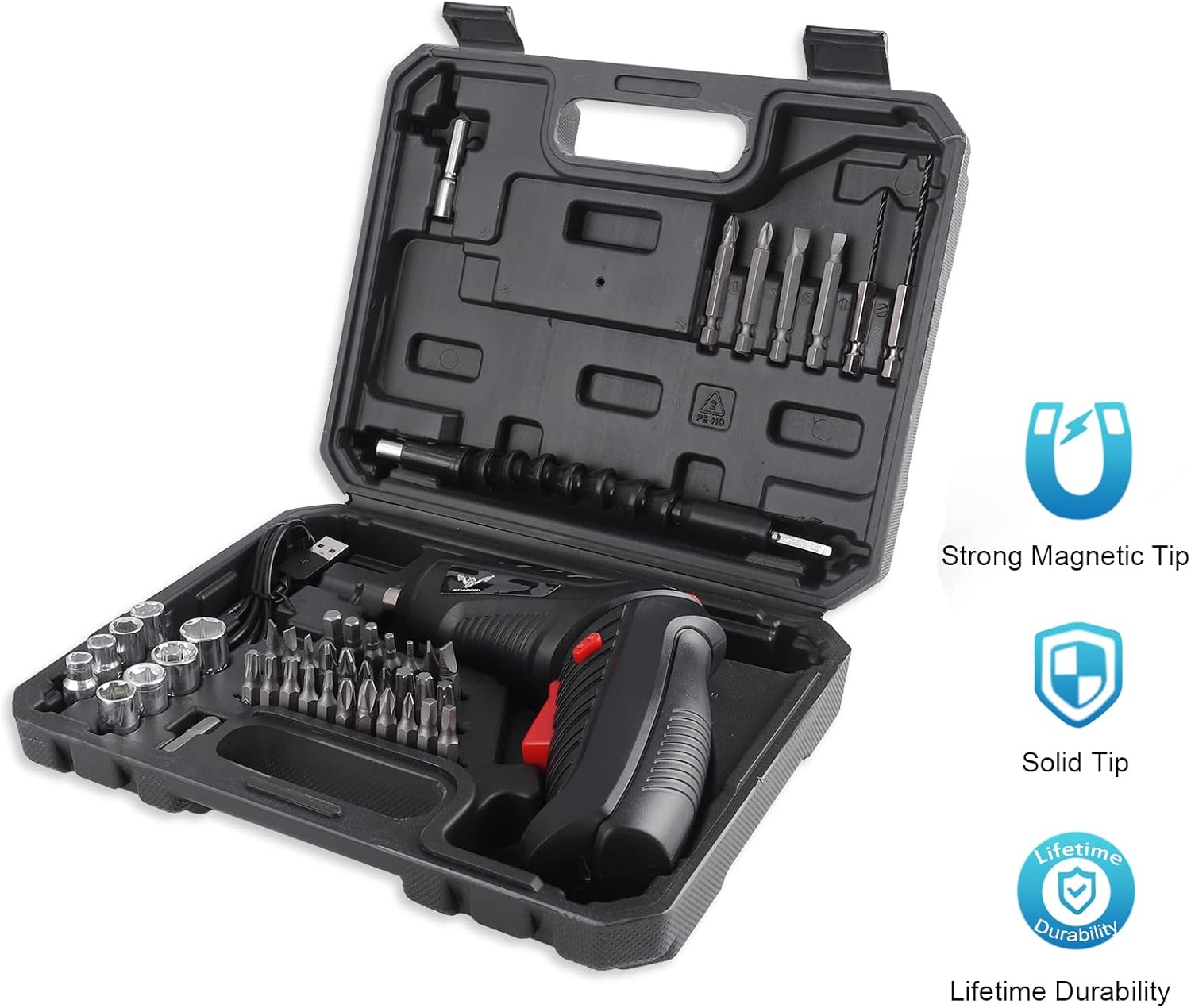 Cordless Electric Screwdriver Pro Retractable Cordless Drilling machine | Electric Screwdriver Set Tool Kit Power Tools Cordless Drill Machine Cordless Electric Screwdriver Pro Retractable Cordless Drilling machine