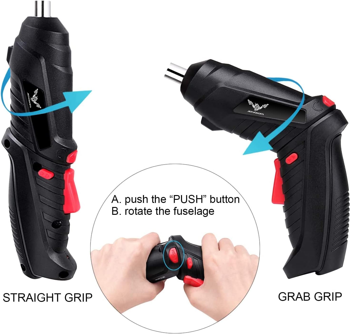 Cordless Electric Screwdriver Pro Retractable Cordless Drilling machine | Electric Screwdriver Set Tool Kit Power Tools Cordless Drill Machine Cordless Electric Screwdriver Pro Retractable Cordless Drilling machine