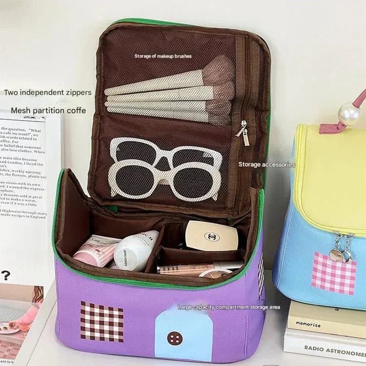 Cute Little House Design Make up Bag Cute Little House Design Make up Bag