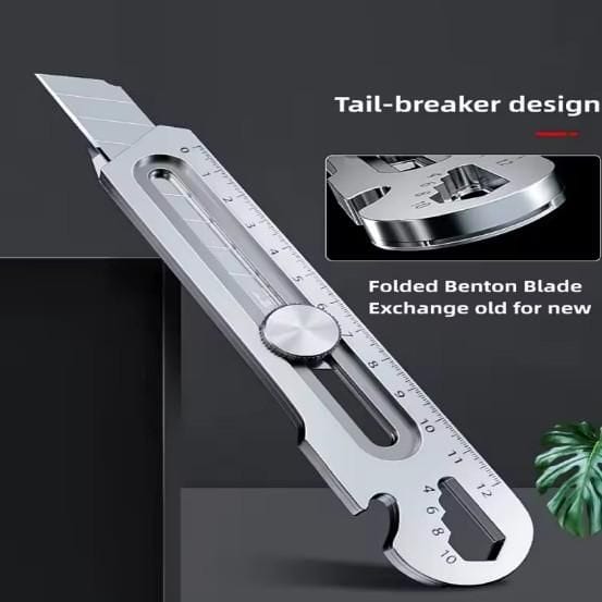 Cutterchamp™ | 6 In 1 Utility Cutter Cardboard All Purpose Knife Stainless Steel Cutterchamp™ 6 in 1 Versatile Tool Cutter Zaavio.co®