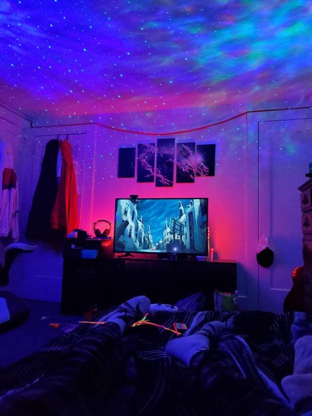 Decorative Star Lights Rotating Night Lamp Projector - Night Light Projector Night Light Projector