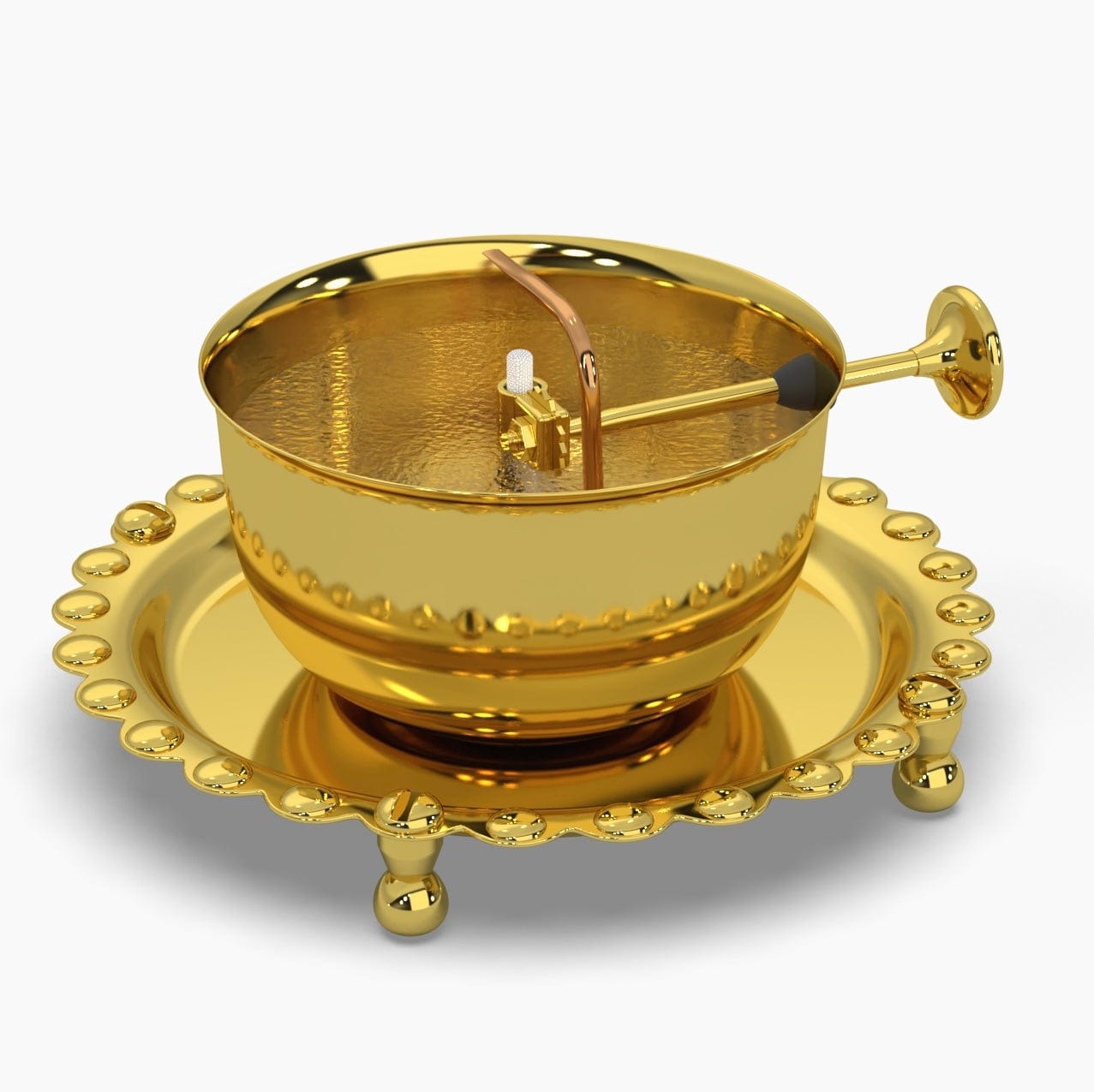 Divya Akhand Jyot Diya | Home Decor Ganesha Laxmi Decorations For Diya Brass Home Items Divya Akhand Jyot Diya