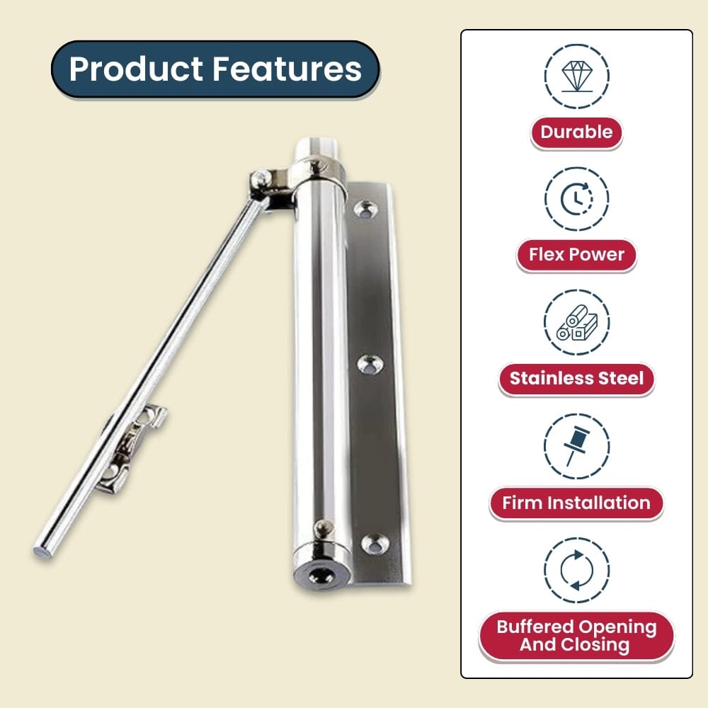 Premium Automatic Door Closer for Home & Office ( Buy 1 Get 1 FREE ) F