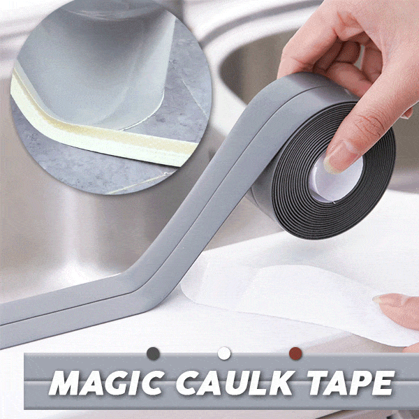Double Sided Waterproof Caulk Tape Caulk Strip Tape Sealing Strip (Buy 1 Get 1 Free) Magic Caulk Tape (Set of 2)