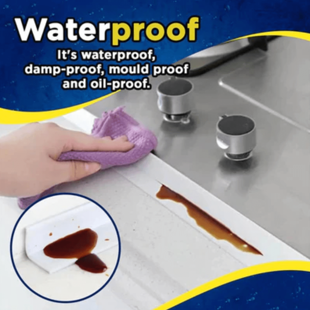 Double Sided Waterproof Caulk Tape Caulk Strip Tape Sealing Strip (Buy 1 Get 1 Free) Magic Caulk Tape (Set of 2)