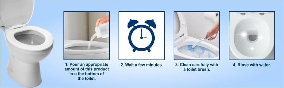 Drainage Cleaner Toilet Bathroom Drain Cleaner Powder Product - Toilet Cleaner Powder (Set of 2) Toilet Active Oxygen Cleaner Agent (Set of 2)