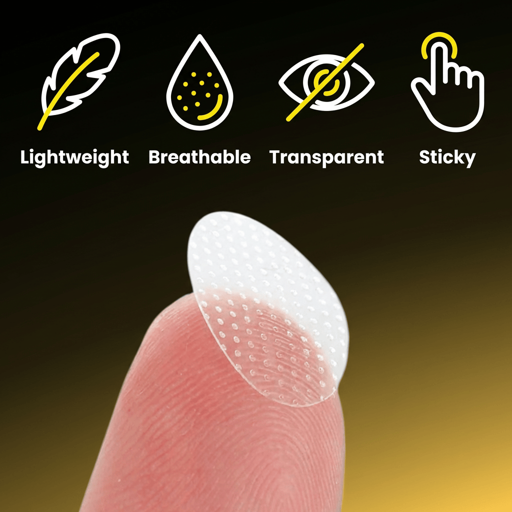 Earlobe Support Patches (100 PCS) | Earring Lobe Hole Heavy Earing Support Sticker Invisible Packs Earlofte Support Patches (100 PCS)