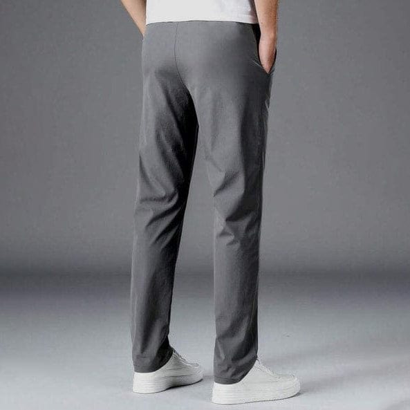 Elastic Men's Track Pants Tracksuits Of Men Lycra Black Pants (Set of 2) Elastic Men's Track Pants (Set of 2)