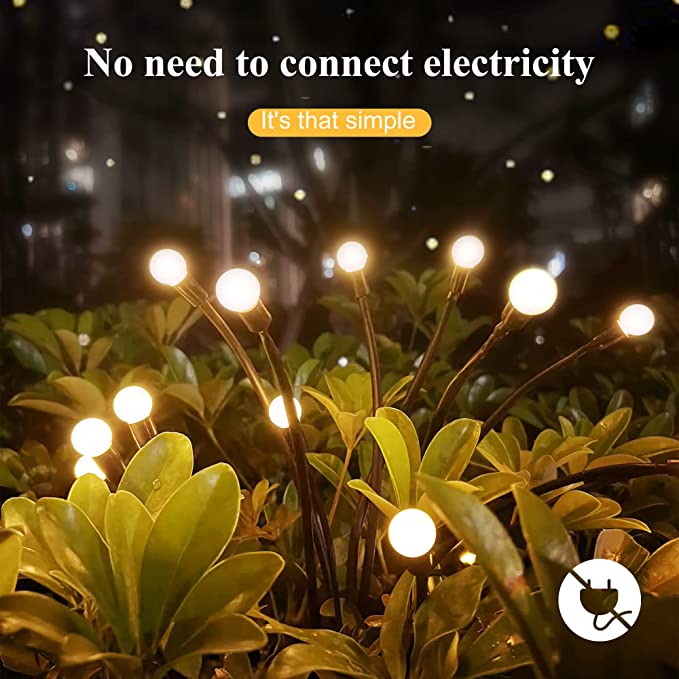 Enchanting Firefly Lights : Unique Solar Powered Garden Lights - Image 4