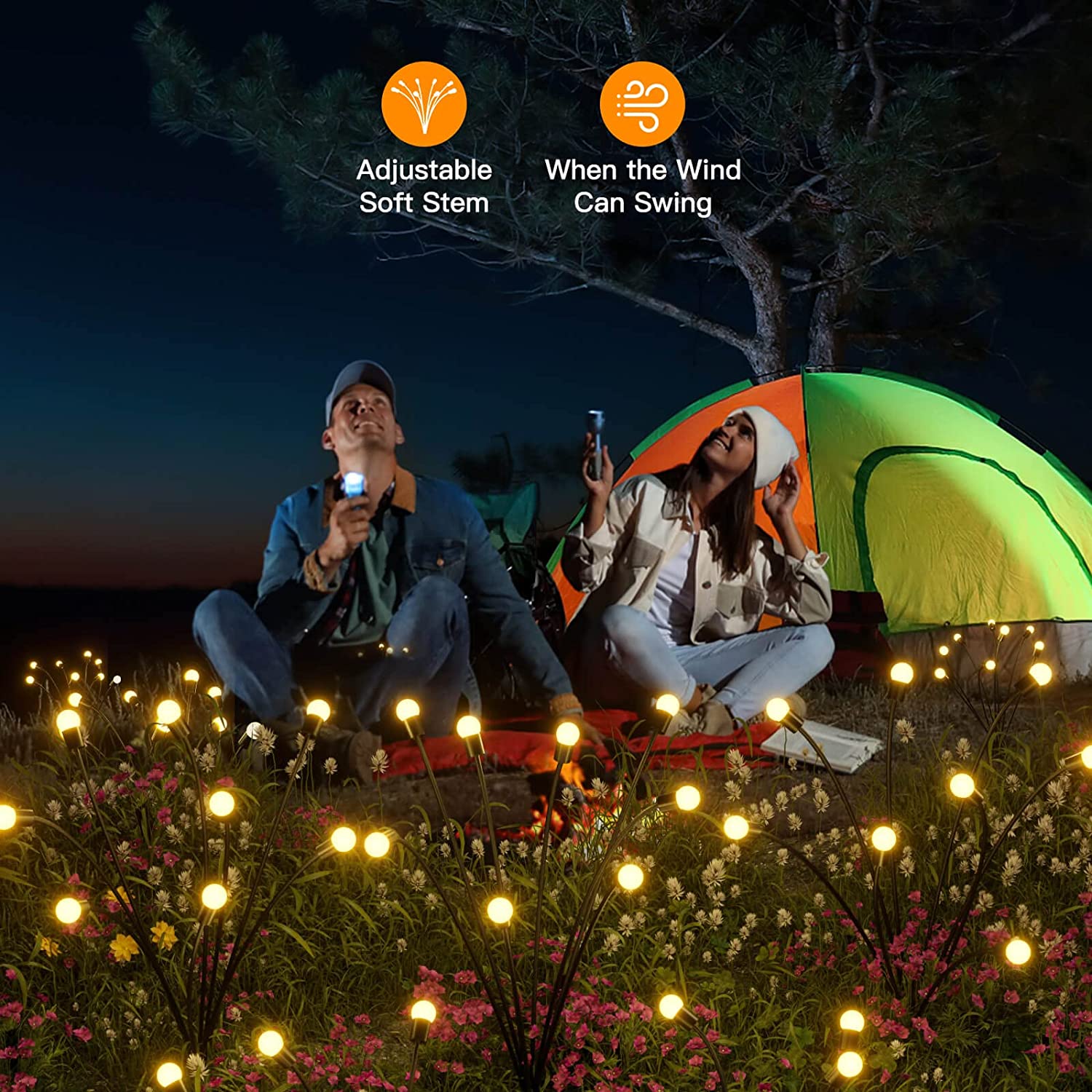 Enchanting Firefly Lights : Unique Solar Powered Garden Lights - Image 8