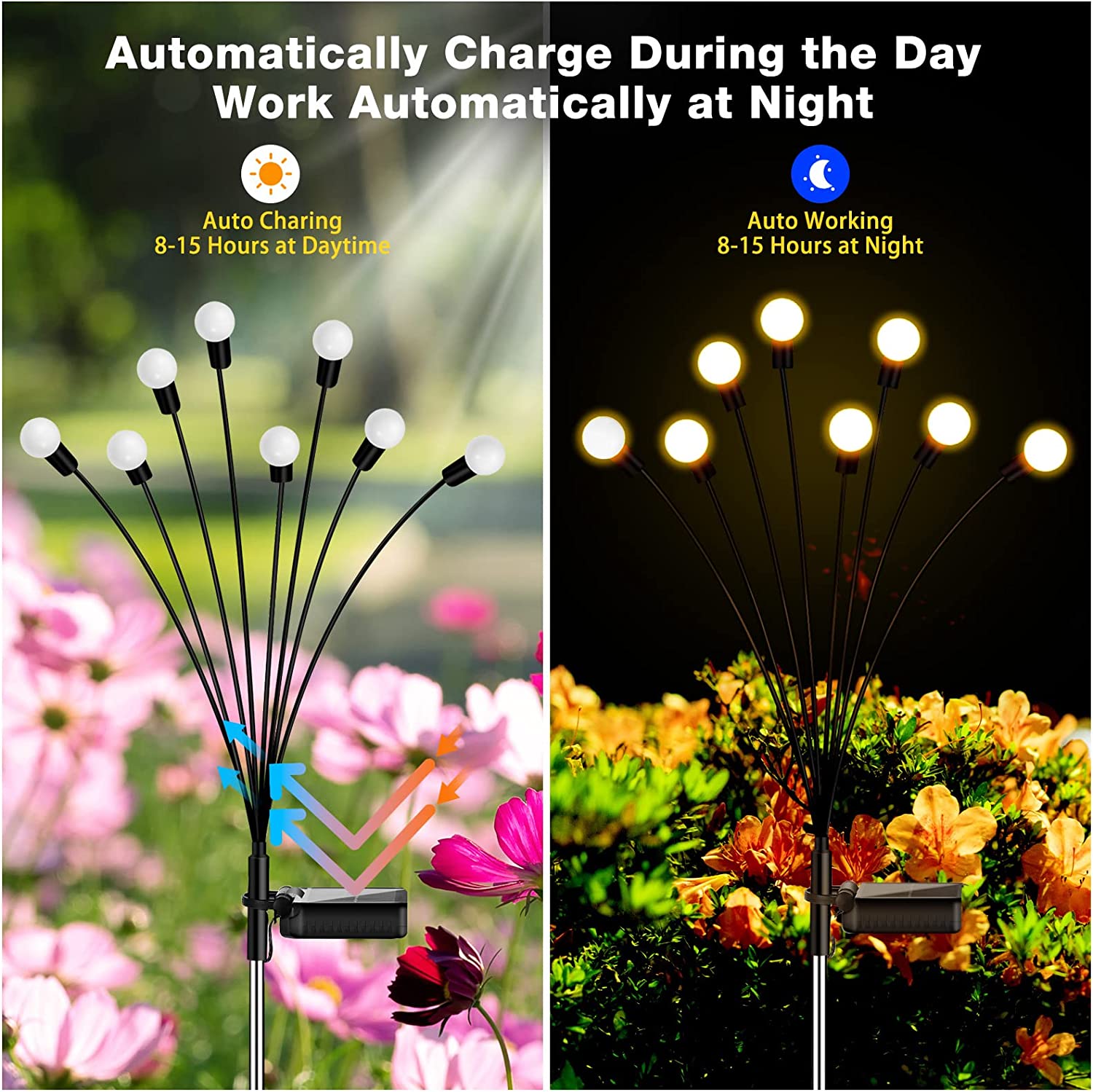 Enchanting Firefly Lights : Unique Solar Powered Garden Lights (Multi Sets) Enchanting Firefly Lights : Unique Solar Powered Garden Lights (Multi Sets)