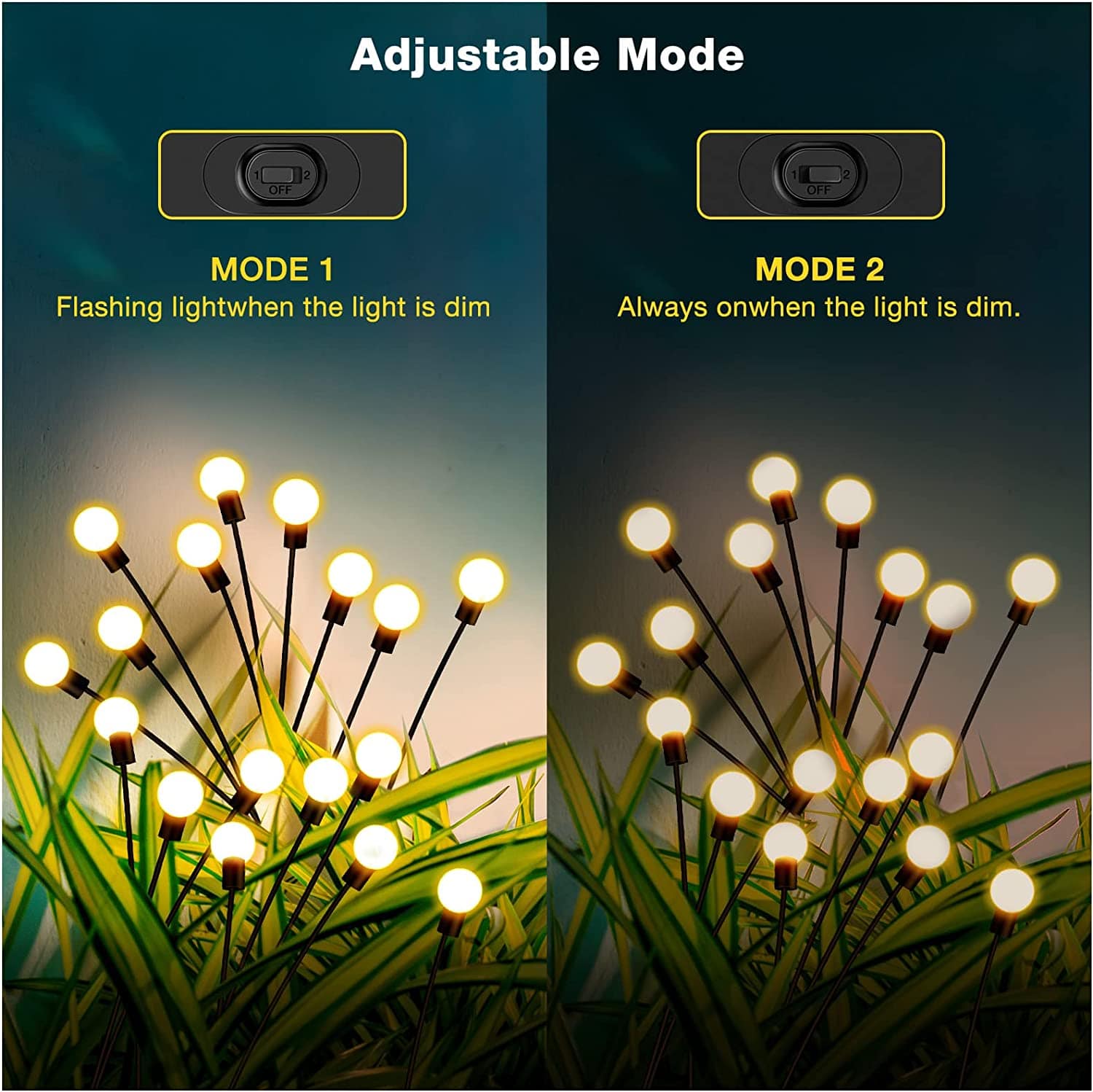 Enchanting Firefly Lights : Unique Solar Powered Garden Lights (Multi Sets) Enchanting Firefly Lights : Unique Solar Powered Garden Lights (Multi Sets)