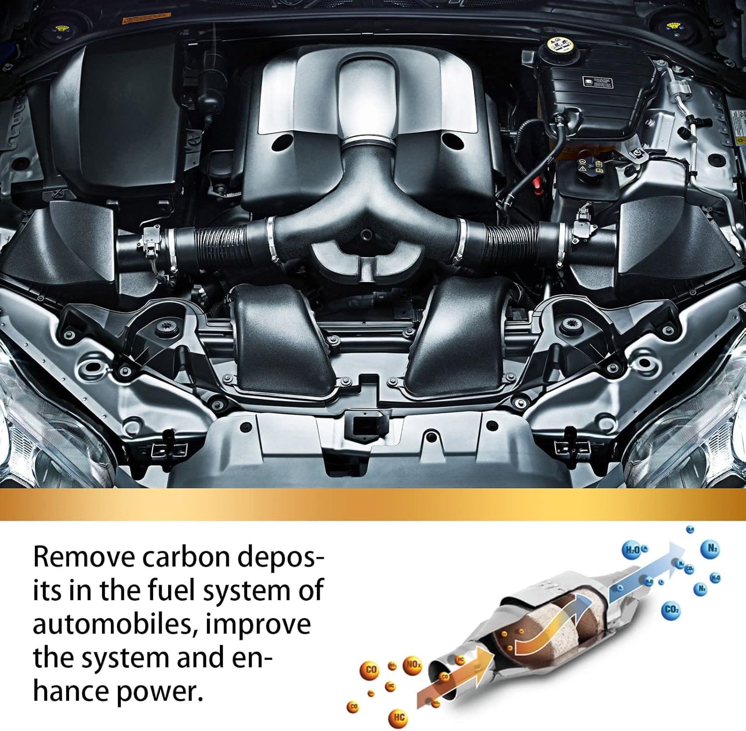 Engine Carbon Cleaner (Set of 2) | Catalytic Converter Car Carbon Cleaning Fuel Injection Cleaners Engine Carbon Cleaner (Set of 2)