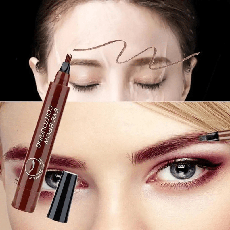 Eyebrow Waterproof Color Definer Pencil Filler Liner Brush Waterproof Eyebrow Pen