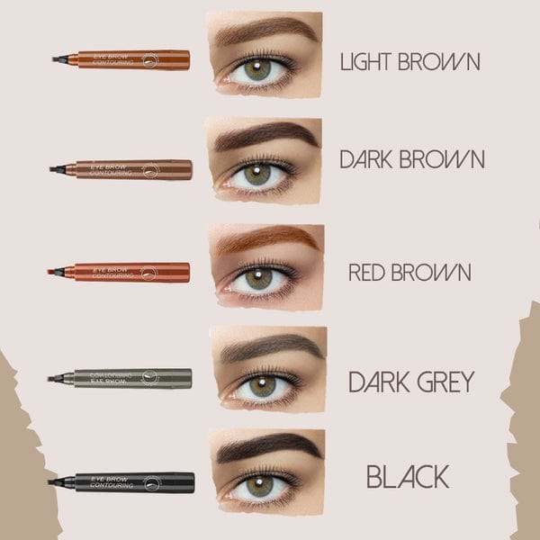 Eyebrow Waterproof Color Definer Pencil Filler Liner Brush Waterproof Eyebrow Pen