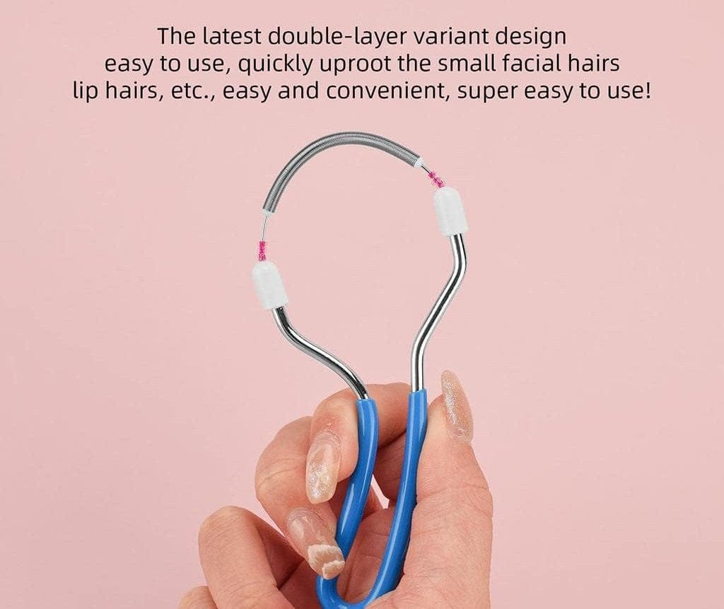 Facialcoilzio™ | Facial Hair Remover Removal Face Hair Eliminate Facial Shaver Facialcoilzio™ Facial Epilator Hair Removal Tool Zaavio®
