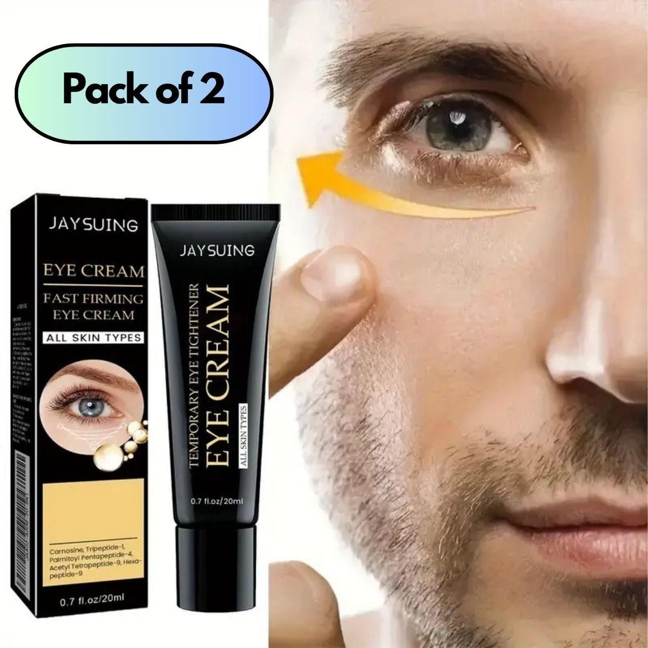 Firming Eye Cream | Eyelid Firming Moisturiser Contour Gel Fast Firming Eye Cream (Set of 2)
